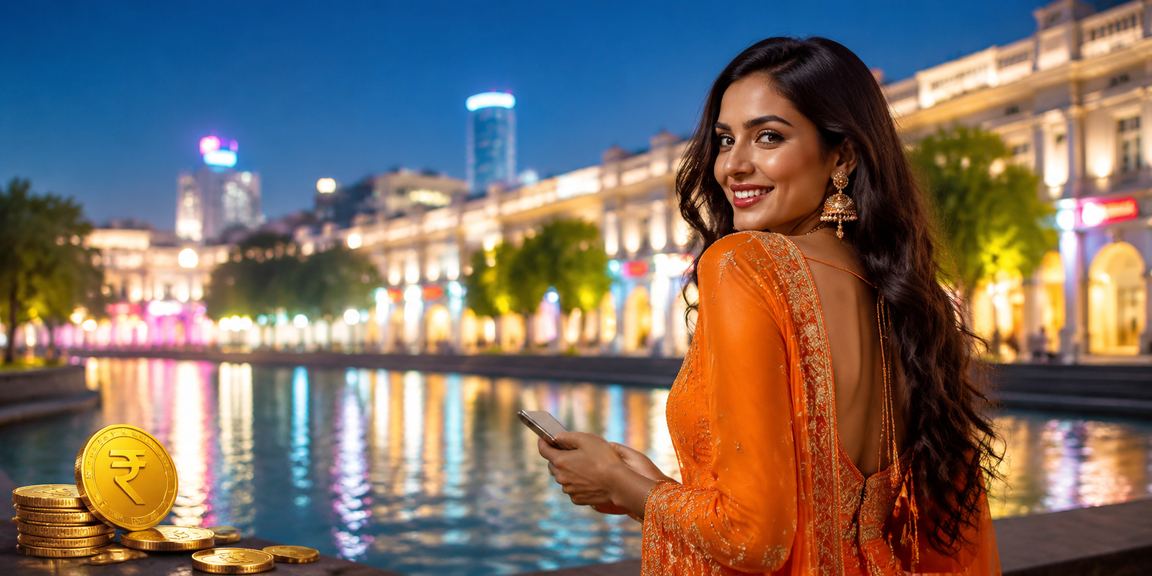 Mobile lottery ticket purchase in Delhi at Connaught Place